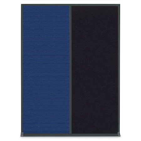 United Visual Products Single Door Radius Plus Corkboard, 18"X UV8000PLUS-SATIN-FORBO